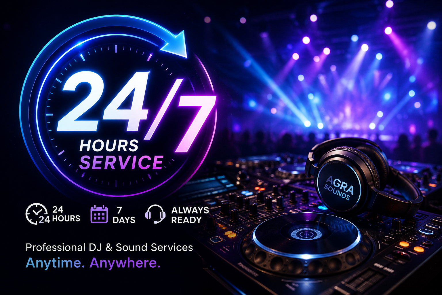 24/7 DJ Service